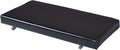 SAMTY Waterproof Faux PU Leather Piano Bench Cushions with Ties for Wooden Storage Shoe Bench Pad 36X14 inch, Black