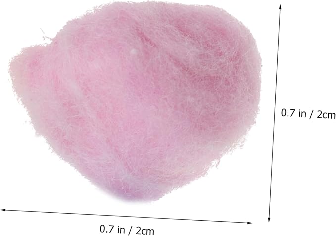 CALLARON 1Pack Colored Cotton Balls for Soft Absorbent Face Cleaning Supplies for Newborn Skin Makeup Removal Craft Projects