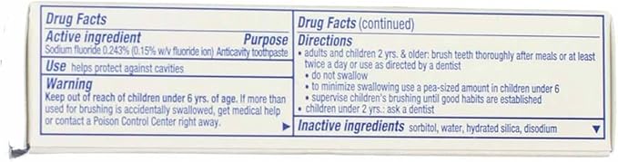 Crest Complete Whitening Plus Scope Minty Fresh Toothpaste, Travel Size, TSA Approved, 0.85 Ounce (Pack of 12)