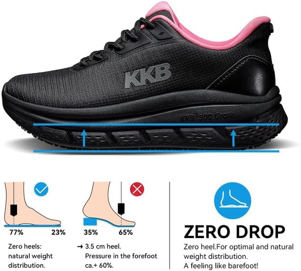 Non Slip Work Shoes Women Easy Slip Walking Shoes for Women Waterproof Sneakers for Restaurant Kitchen Nursing with Arch Fit Support Orthopedic
