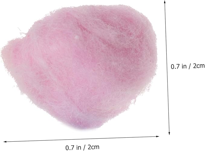 Colored Cotton Balls for Face Washing Soft Small Cotton Balls for Newborns Gentle Makeup Remover and Craft Use Multipurpose and Pet Care Pads
