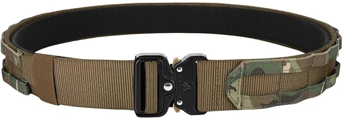 KRYDEX Quick Release Rigger MOLLE Belt 1.75 Inch Inner & Outer Tactical Heavy Duty Belt