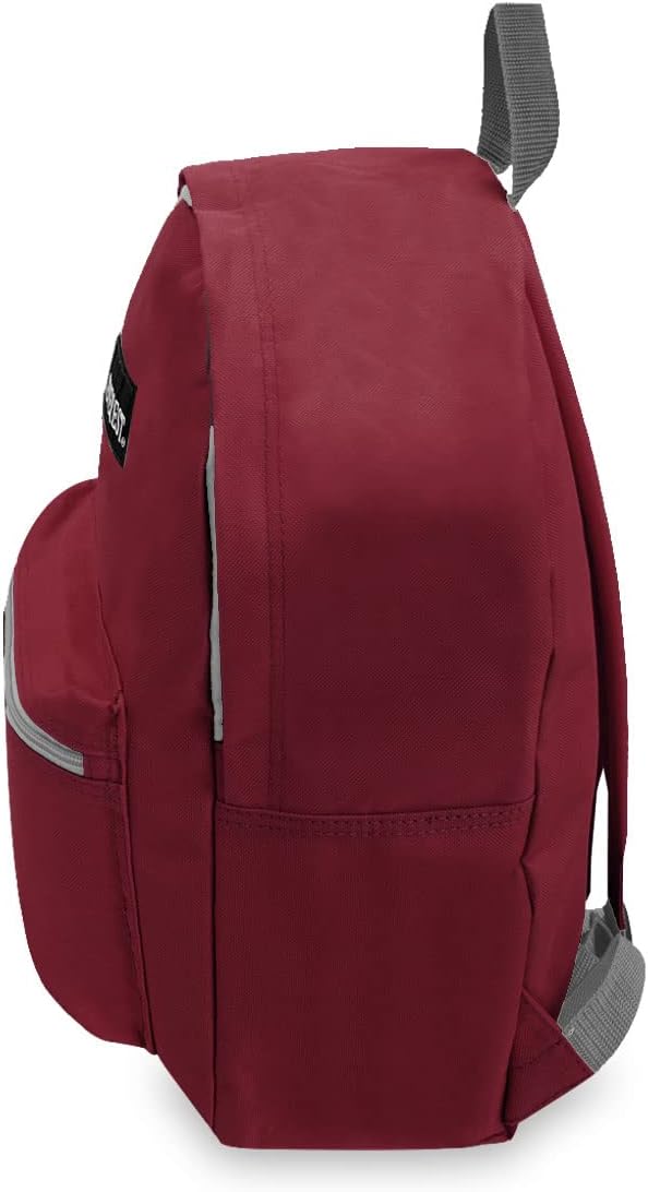 Everest Basic Backpack, Burgundy, One Size