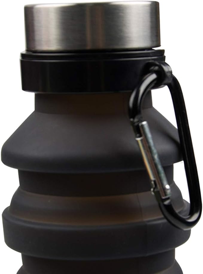 Silicone Portable Leak Proof Foldable 550ML Water Bottle For Sports/Ride