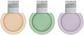 3-Pack Silicone Travel Bottles, Refillable Squeeze Containers for Toiletries, Carry-On Friendly Dispensers with Labels, Beige