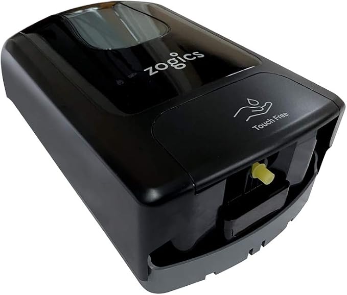 Zogics Touch-Free Automatic Gel Hand Sanitizer Dispenser – Floor Stand Hand Sanitizer Container with Touch-Free Sensors (Black)