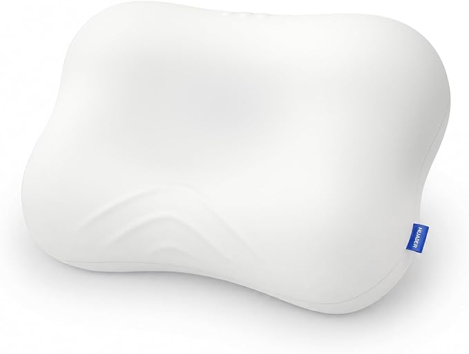 Cervical Neck Pillow – Cooling for Side Sleepers, Adults & Neck Pain | Ideal Gift – Ergo Memory Foam Bed Pillow, Hypoallergenic CertiPUR-US Oeko-TEX. For Sleep Apnea, Back, Stomach & Snoring