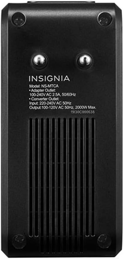 Insignia All-in-One Ground Travel Adapter Converter Series with USB Ports (Travel Adapter & Converter)