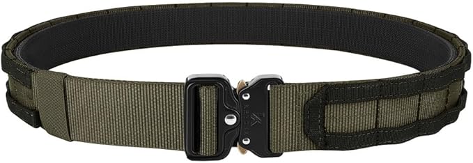 KRYDEX Quick Release Rigger MOLLE Belt 1.75 Inch Inner & Outer Tactical Heavy Duty Belt