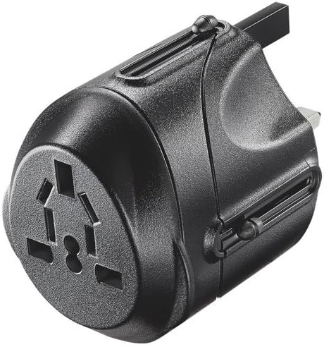 Insignia All-in-One Ground Travel Adapter Converter Series with USB Ports (Universal Travel Adapter)