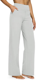 G4Free EverGoing Yoga Pants Women Wide Leg Pants with Pockets High Waist Stretch Dress Casual Sweatpants Petite/Regular/Tall