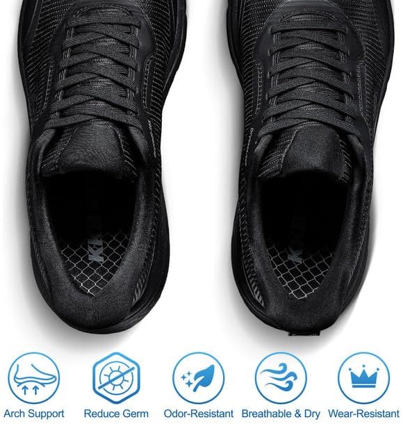 Non Slip Work Shoes Women Easy Slip Walking Shoes for Women Waterproof Sneakers for Restaurant Kitchen Nursing with Arch Fit Support Orthopedic