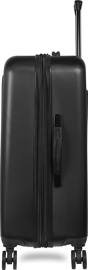 Expandable Hardsided Spinner (Black, 3 Piece Set (28", 24", 19")