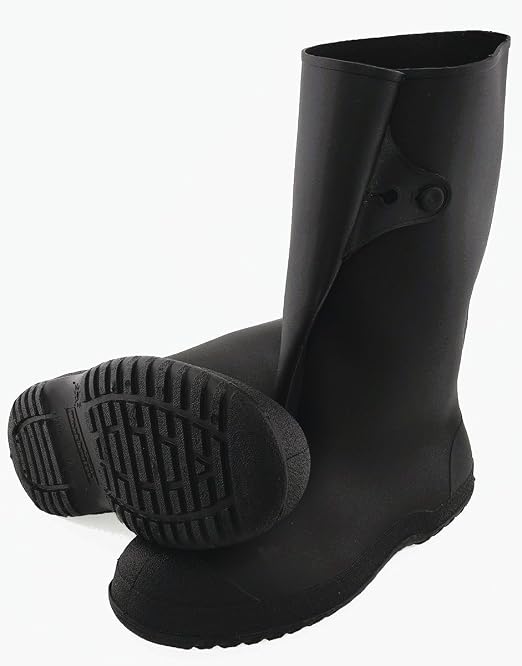 Tingley Workbrutes 35141 Waterproof PVC 14-Inch Height Overshoe, Extra-Large, Black