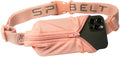 SPIbelt Running Belt Original Monochromatic for Women Men, Phone Holder for Running, Running Fanny Pack, Holder for Phone, Running Waist Pack, Adjustable, [Fits All Phones]. Rose Gold