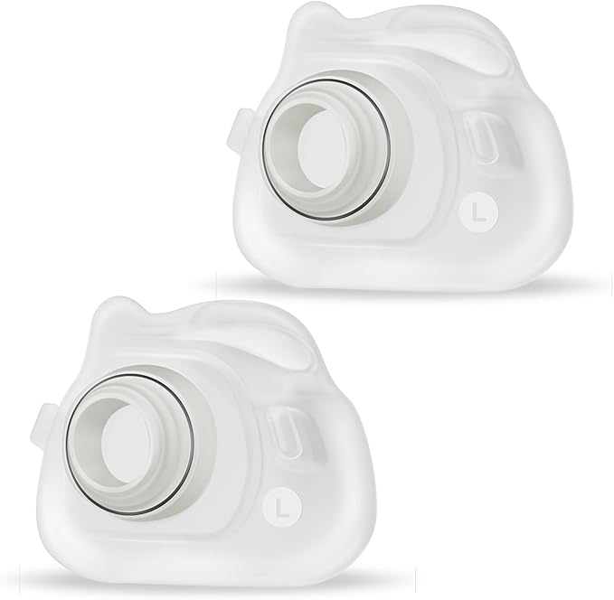 2 Packs Reliable Silicone Cushion for AirFit F40 Full Face Replacement Cushion (L)