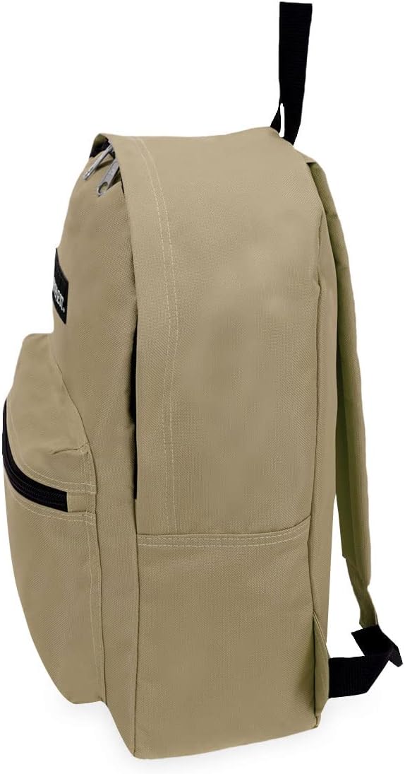 Everest Luggage Basic Backpack, Khaki, Medium