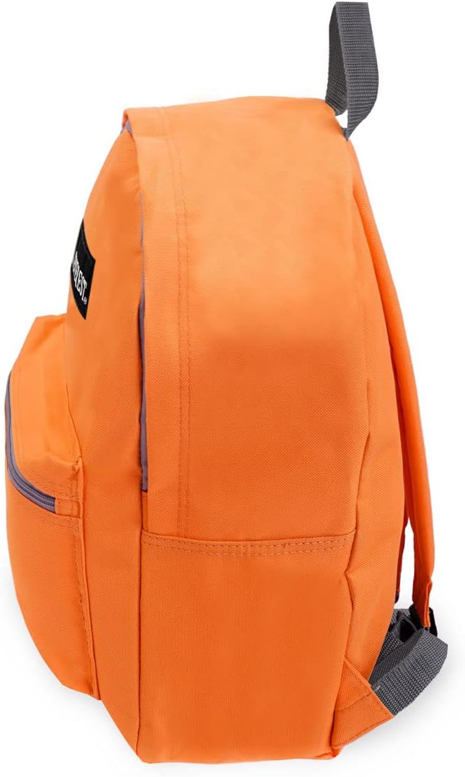 Everest Basic Backpack, Orange, One Size