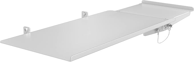 Add-on Keyboard Tray – CTA Add-on Keyboard Tray for Floor Stands & CTA Products – White - (ADD-KBTW)