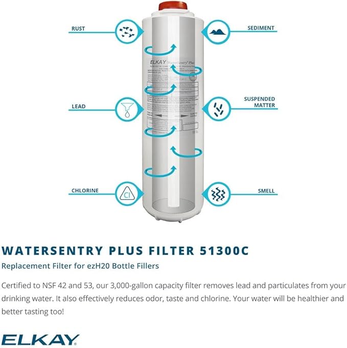 Elkay ezH2O Bottle Filling Station & Single Cooler, Filtered Non-Refrigerated Stainless