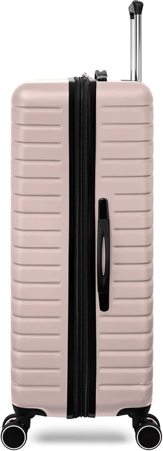 Everest Expandable Hardsided Spinner (Pink, 28-Inch Checked Large)