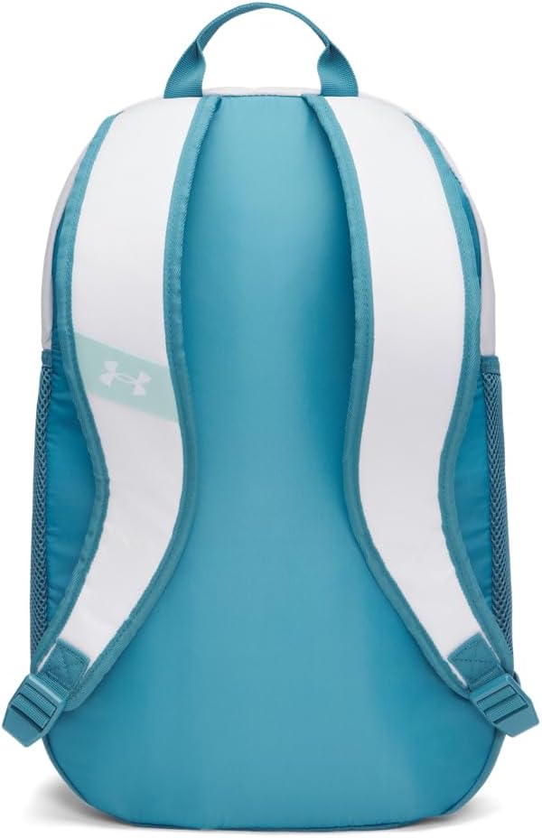 Under Armour Unisex Hustle Sport 6.0 Backpack, (101) White/Boundless Blue/Enamel Blue, One Size Fits Most