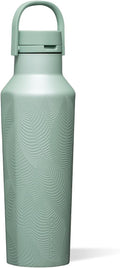 Corkcicle Sport Canteen - Keeps Drinks Cold 25 Hours - Stainless Steel Water Bottle - Triple-Insulated - Spill-Proof - Summer Drinkware Gift - Keeps Drinks Ice Cold - 20 oz - Canopy Grove