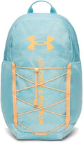 Under Armour Unisex Hustle Sport 6.0 Backpack, (425) Blue Haze/Blue Haze/Orange Bloc, One Size Fits Most