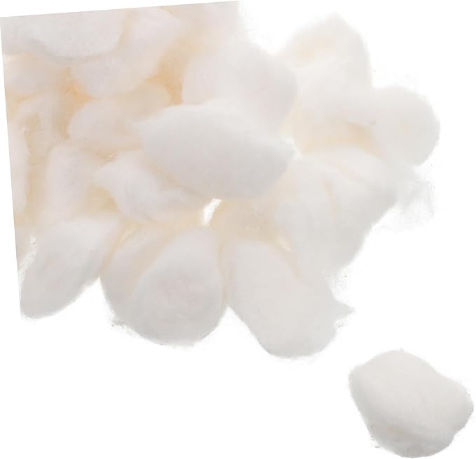 Outanaya 500g Absorbent Cotton Balls Soft Pure Cotton for Nail Polish Makeup Cleaning