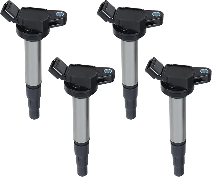 4PCS UF596 Ignition Coils Ignition Coils Pack Fits for 2009-2017 Corolla, 2010-2015 Prius, 2012-2017 Prius V, 2011-2017 CT200h, 2008-2014 xD 1.8L 2.0L 2.4L, Aftermarket Parts