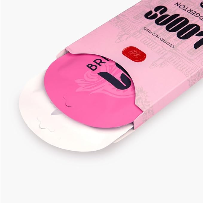 LOOPS Beauty Bridgerton™ NETFLIX Royal Treatment Set -The Best Hydrogel Korean Face Masks for Every Skin Moment Face Mask - 2 Hydrating Masks - Dew Cloud and Double Take - All Skin Types, 2pc