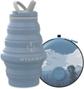 HYDAWAY Hydration Travel Pack - 17oz Collapsible Water Bottle with Flip-Top Lid and Protective Travel Case - BPA-Free, Leak-Resistant, and TSA-Friendly for Commuting, Hiking, and Traveling