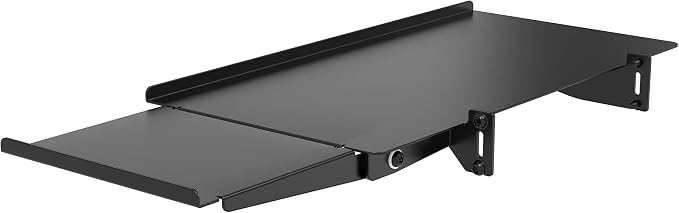 Add-on Keyboard Tray – CTA Add-on Keyboard Tray for Floor Stands & CTA Products – Black (ADD-KBTB)