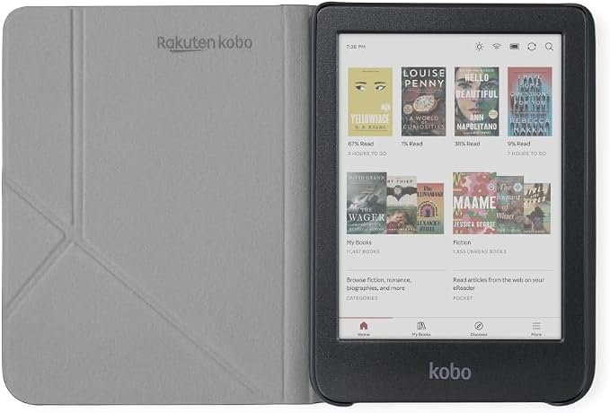 Kobo Clara Colour eReader with Case Bundle (Candy Pink SleepCover, Case Bundle)