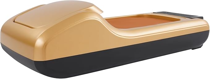 Automatic Shoe Covers Dispenser Machine,Foot-operated Shoe Film Machine with 3 Rolls Disposable Covers Non-slip Waterproof Shoe Wrapping Machine for Home, Offices, Factories,Shop,Gold