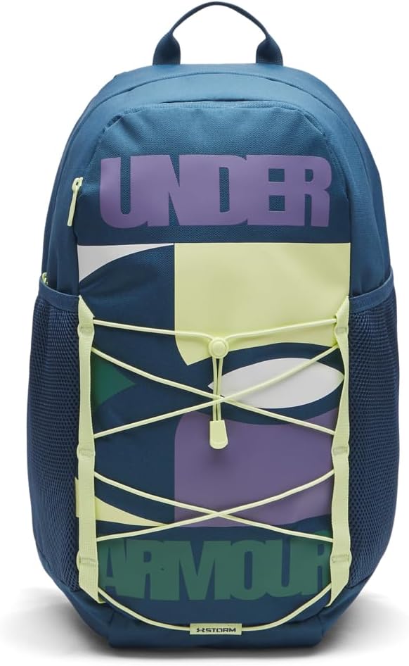 Under Armour Unisex Hustle Sport 6.0 Backpack, (498) Wham Blue/Wham Blue/Fade Green, One Size Fits Most