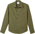 Silverts Men’s Adaptive Clothing Magnetic Button Dress Shirt, Assisted Dressing Top for Elderly, Nursing Home & Rehab Wear
