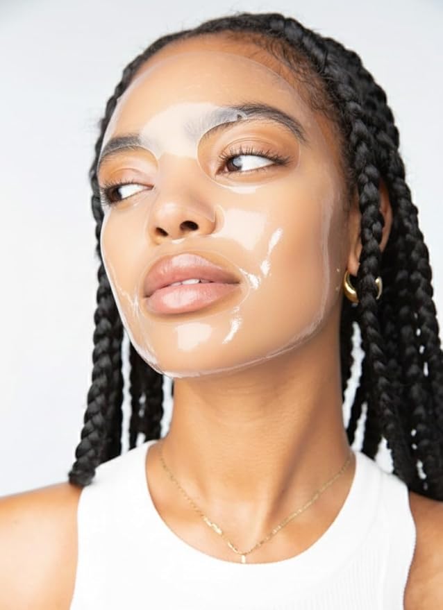 LOOPS Beauty Bridgerton™ NETFLIX Lady in Silver Set - The Best Korean Hydrogel Face Masks for Every Skin Moment Face Mask - 2 Hydrating Masks - Dew Cloud and Dream Sleep - All Skin Types, 2pc