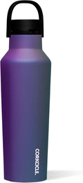 Corkcicle Sport Canteen - Keeps Drinks Cold 25 Hours - Stainless Steel Water Bottle - Triple-Insulated - Spill-Proof - Summer Drinkware Gift - Keeps Drinks Ice Cold - 20 oz - Multi-Color