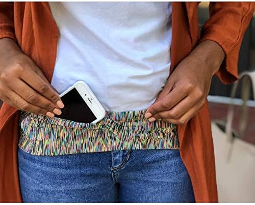 BANDI Pocketed Wraps – Running Waist Belt with Pockets for Phone, Money, Keys & Medical Devices | Secure, No-Bounce Travel & Fitness Belt, for Women and Men, USA Company
