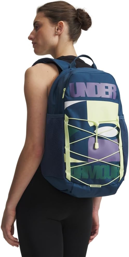 Under Armour Unisex Hustle Sport 6.0 Backpack, (498) Wham Blue/Wham Blue/Fade Green, One Size Fits Most