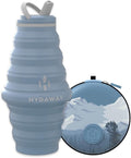 HYDAWAY Hydration Travel Pack - 25oz Collapsible Water Bottle with Flip-Top Lid and Protective Travel Case - BPA-Free, Leak-Resistant, Reusable Bottle for Traveling, Hiking, and Daily Use