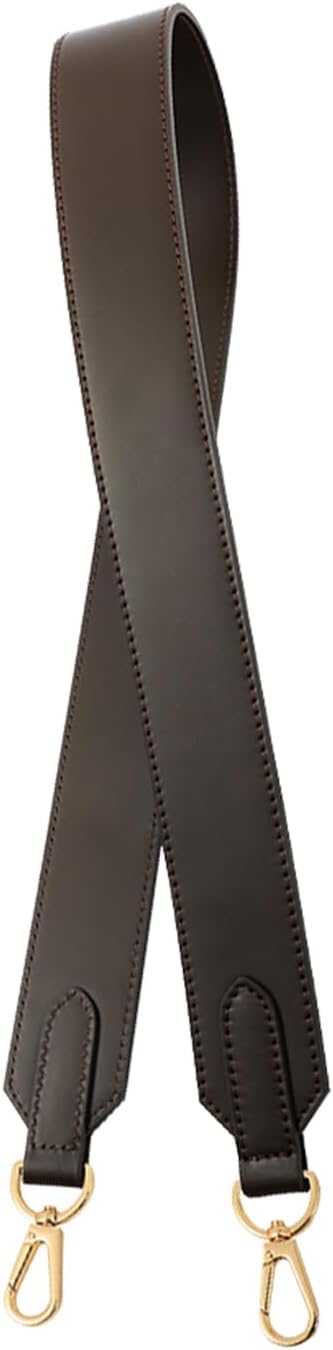 jiesinlov Vachetta Leather Straps Crossbody Replacement Bag Shoulder Strap for Neverful Speedy Graceful Tote Handbag(W1.5in,L45.2in-Coffee)