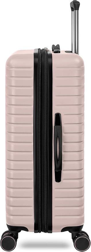 Everest Expandable Hardsided Spinner (Pink, 3 Piece Set (28", 24", 20"))