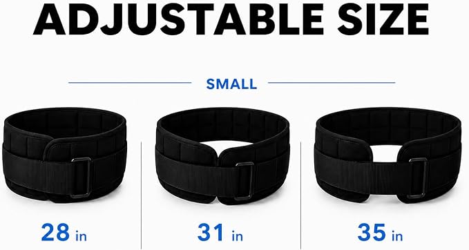 W8FIT Adjustable Weighted Belt for Women & Men, Up to 20 LBS – Rucking Belt for Walking, Hiking & Strength Training