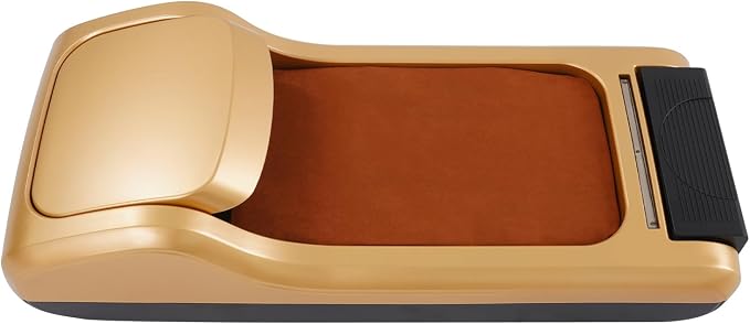 Automatic Shoe Covers Dispenser Machine,Foot-operated Shoe Film Machine with 3 Rolls Disposable Covers Non-slip Waterproof Shoe Wrapping Machine for Home, Offices, Factories,Shop,Gold
