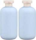 Travel Bottles Set For Toiletries Travel Size Containers Leak Proof Silicone Squeezable Spray Bottles Jars For Women Men, For Shampoo Lotion Body Wash (Blue)