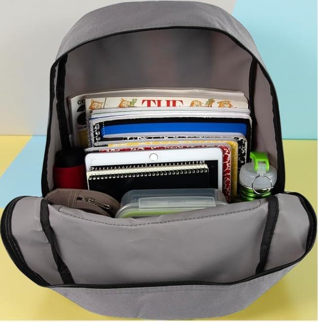 Trail maker Multi Pocket Multicolor Backpack with Adjustable Padded Straps