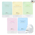 NEXTBEAU [PACK OF 20 Solution Sheet Mask Pack 5types x 4pc Aloe, Niacinamide, Collagen, Hemp seed, Hyaluronic Acid