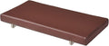 SAMTY Waterproof Faux PU Leather Piano Bench Cushions with Ties for Kids Wooden Shoe Stool Pad 14“ X 30" inch, Brown
